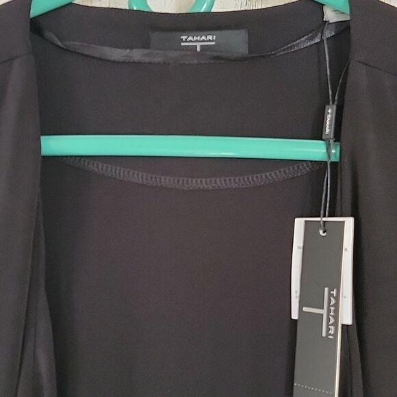 T. Tahari Black Duster - Picture 2 of 16